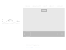 Tablet Screenshot of monicaleannphotography.com